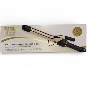 Hot Tools Pro Artist 24K Gold Curling Iron - Black and Gold